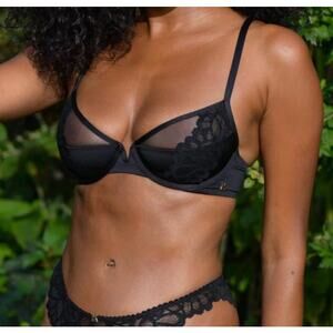 Savage X Fenty Black Lace Bra